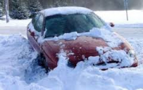 Մեքենաներն արգելափակվել էին ձյան շերտում